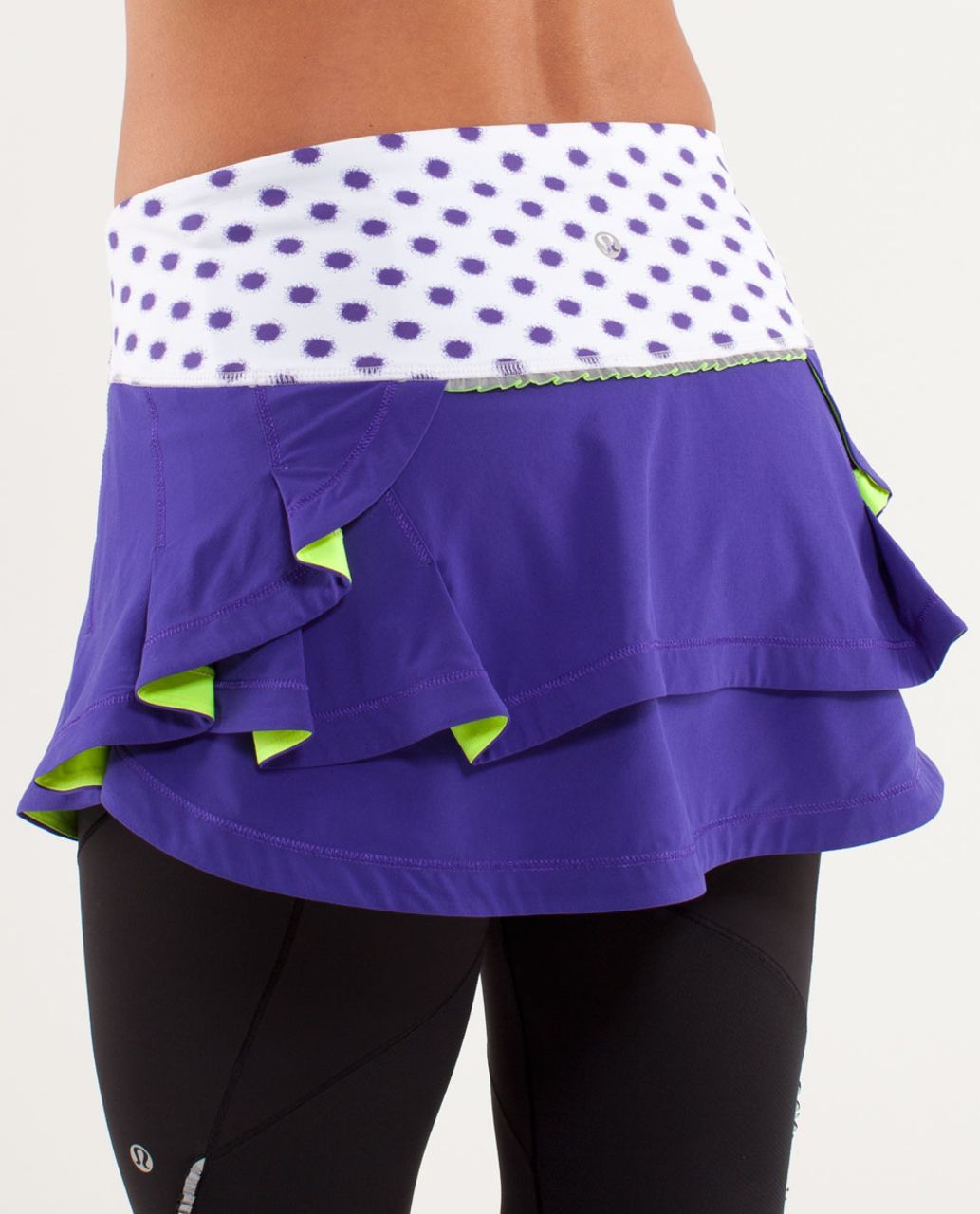 Lululemon Presta Skirt - Bruised Berry / High Noon Dot White / Bruised Berry