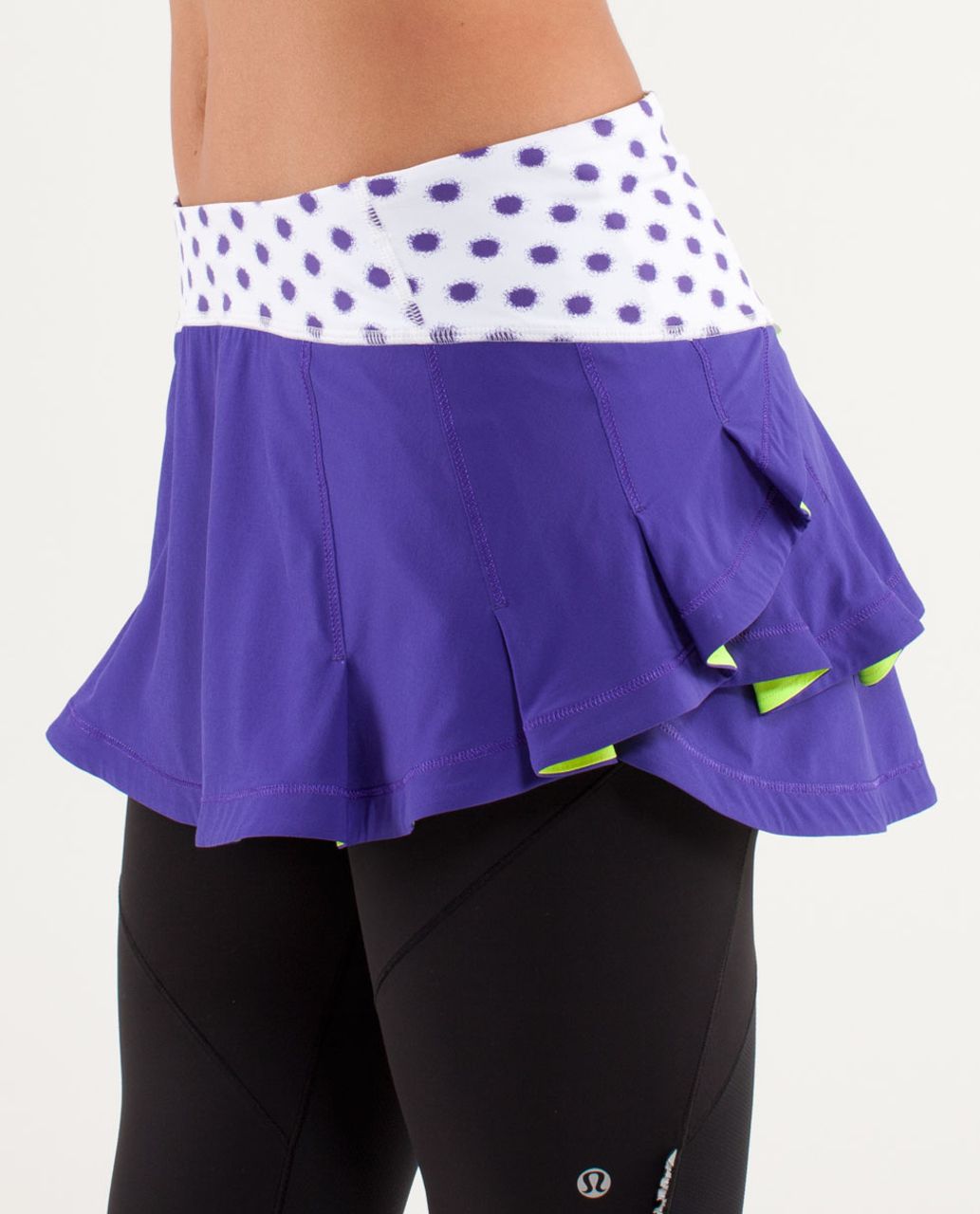 Lululemon Presta Skirt - Bruised Berry / High Noon Dot White / Bruised Berry