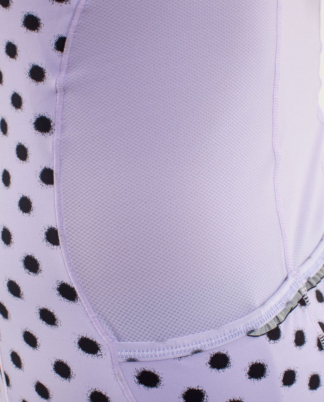 Lululemon Velo Vixen Sleeveless Jersey - High Noon Dot Lilac / Black / Lilac