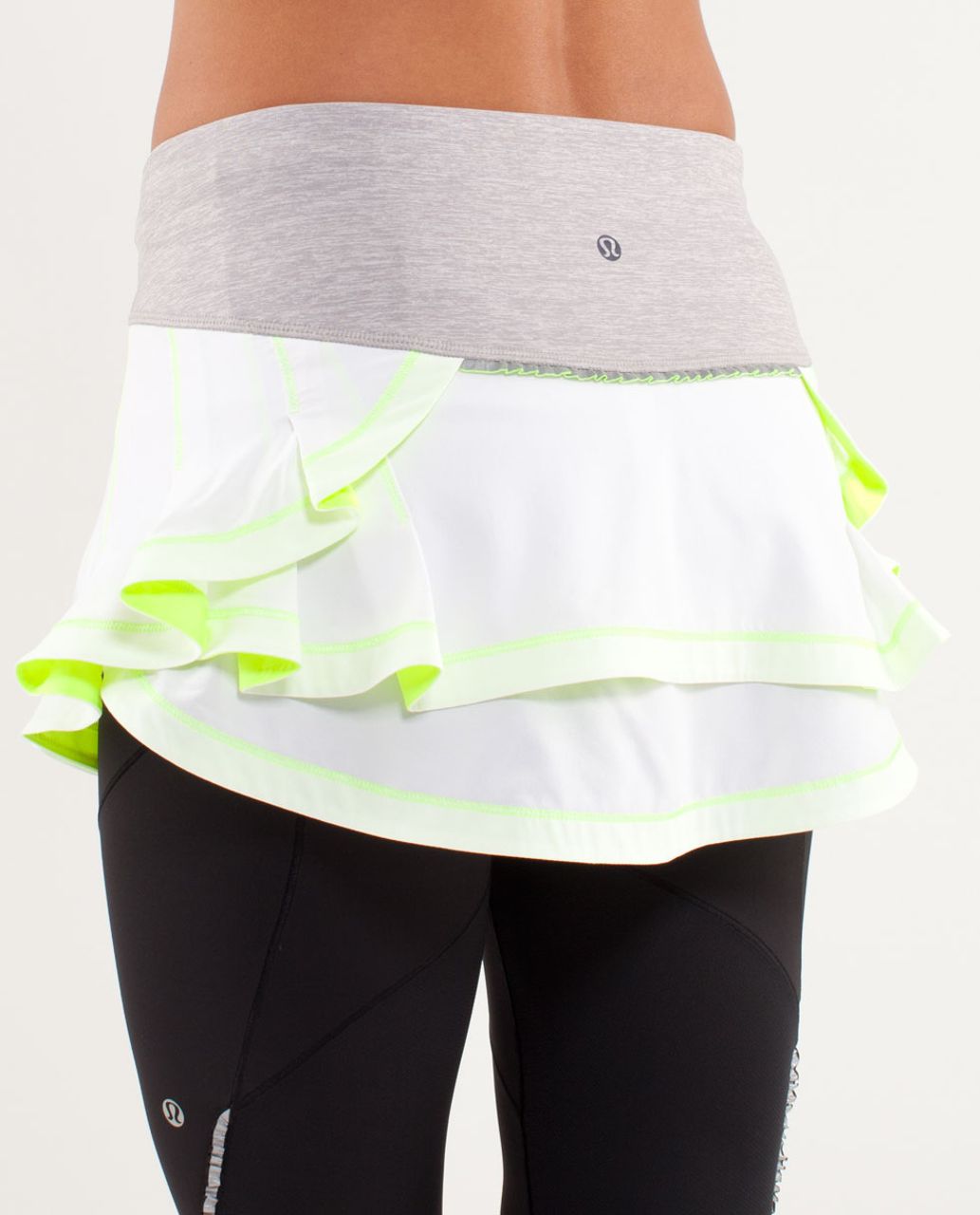 lululemon V-Waist Mid-Rise Tennis Skirt White Size 6