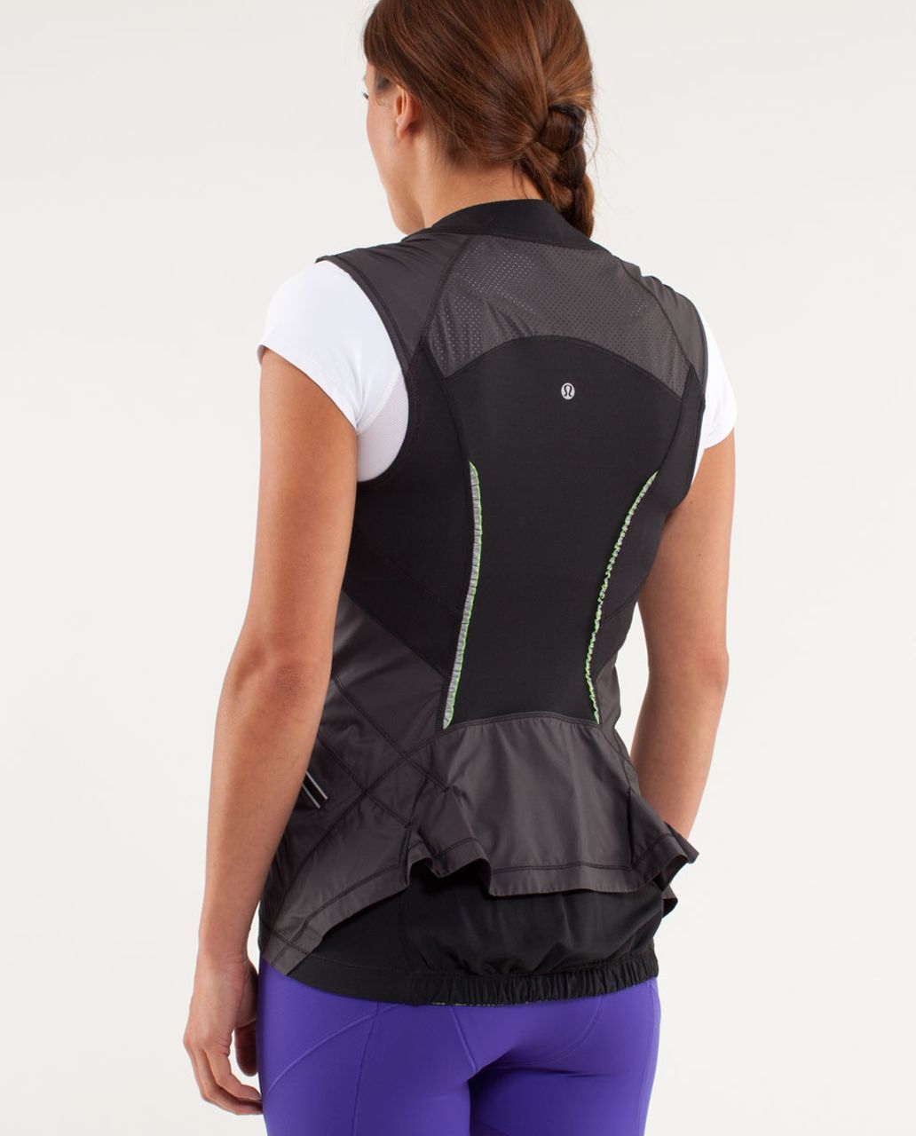 Lululemon Insulated Quilted Long Vest - Heathered Black - lulu fanatics