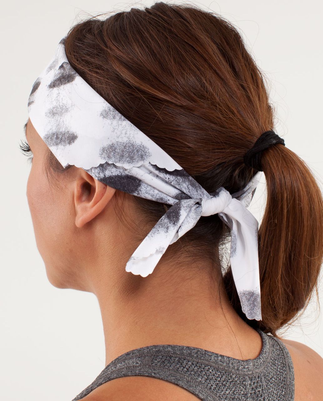 Lululemon Barely There Bandana - Seaside Dot White / Black