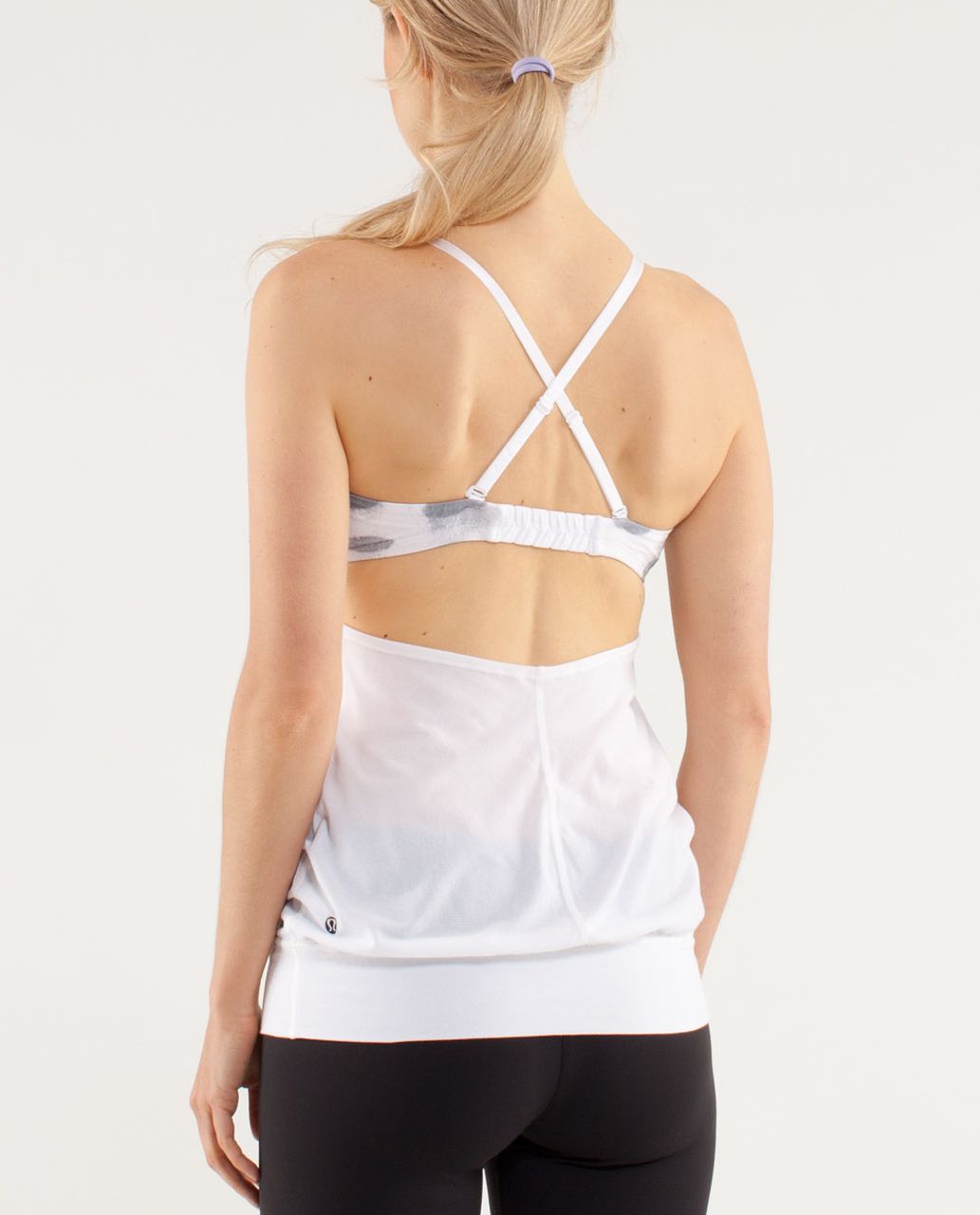 Lululemon Hot But Not Tank - White / Seaside Dot White / Fossil