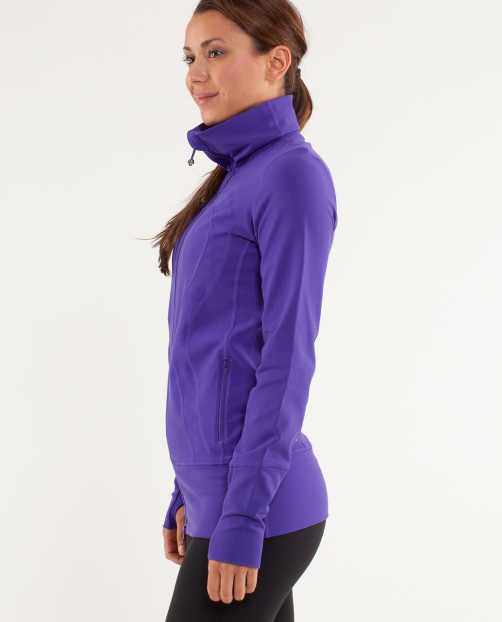 Lululemon In Stride Jacket - Heathered Ultra Violet - lulu fanatics