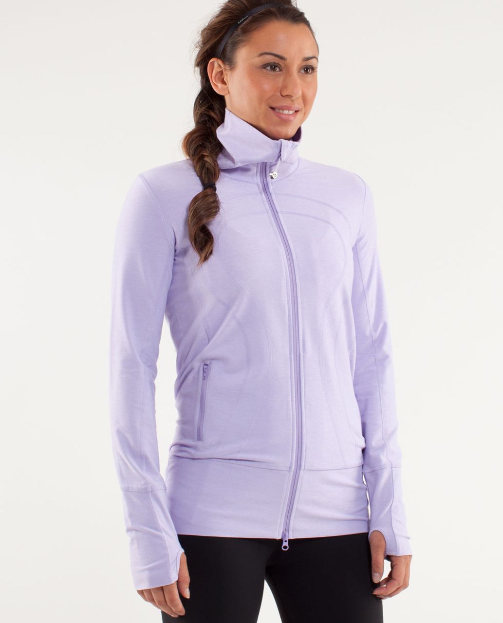 Lululemon In Stride Jacket - Heathered Lilac - lulu fanatics