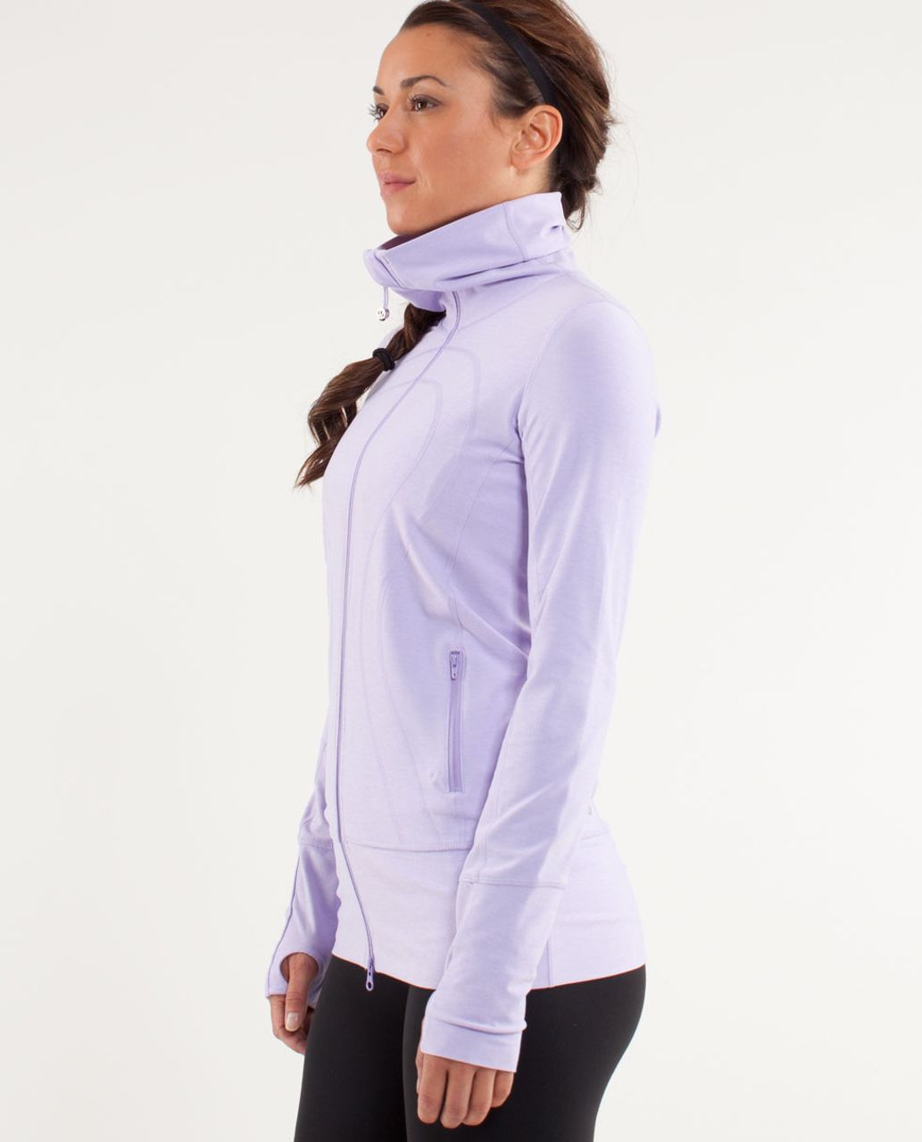 Lululemon In Stride Jacket - Heathered Lilac - lulu fanatics