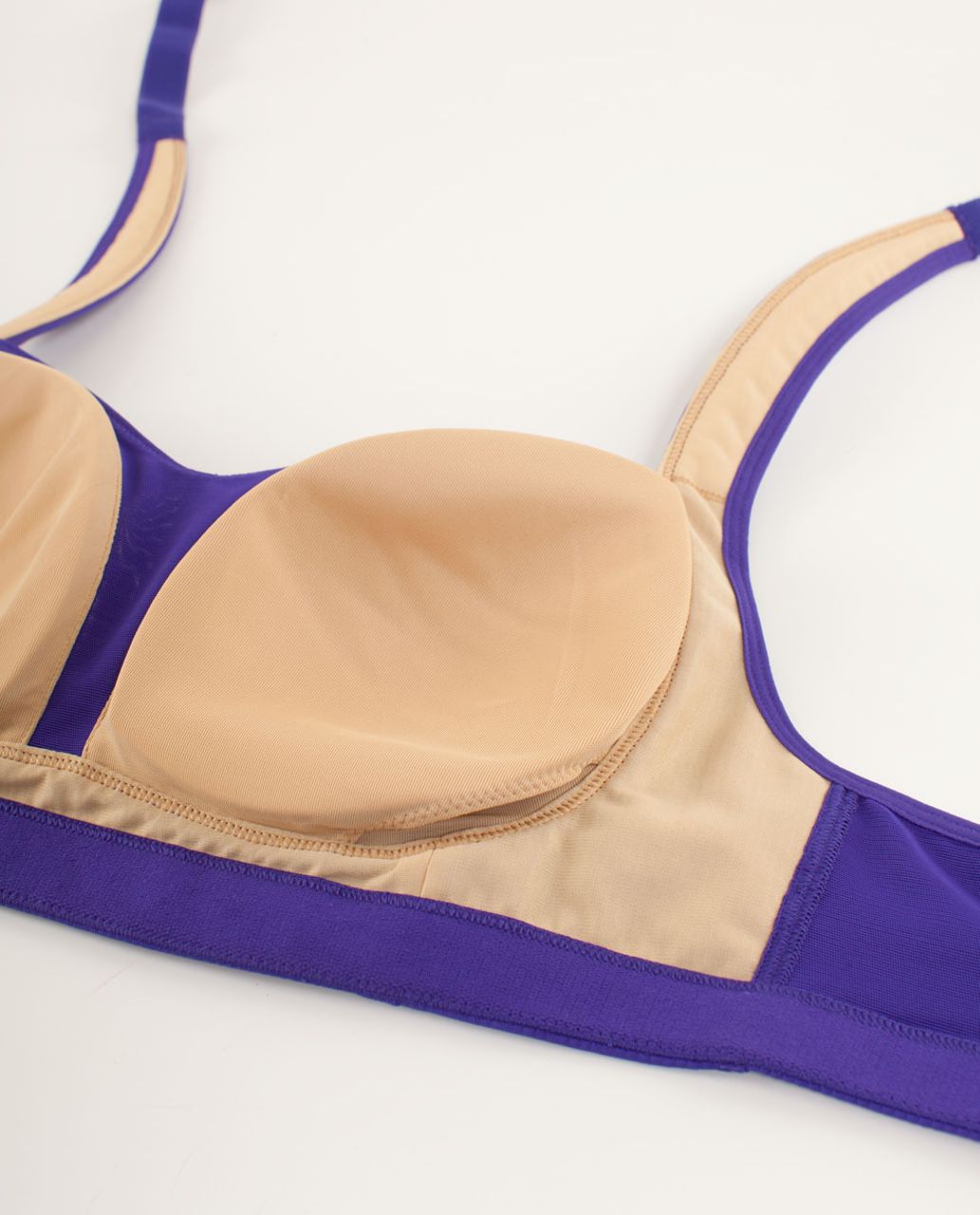 Lululemon 36D tata tamer II purple stripe sports bra adjustable racerback  Size undefined - $25 - From Karis