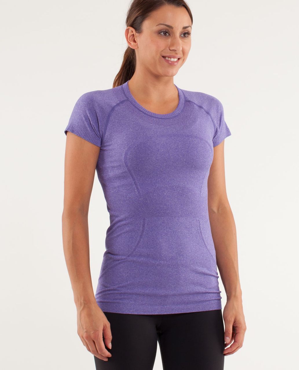 Lululemon Run:  Swiftly Tech Short Sleeve - Bruised Berry