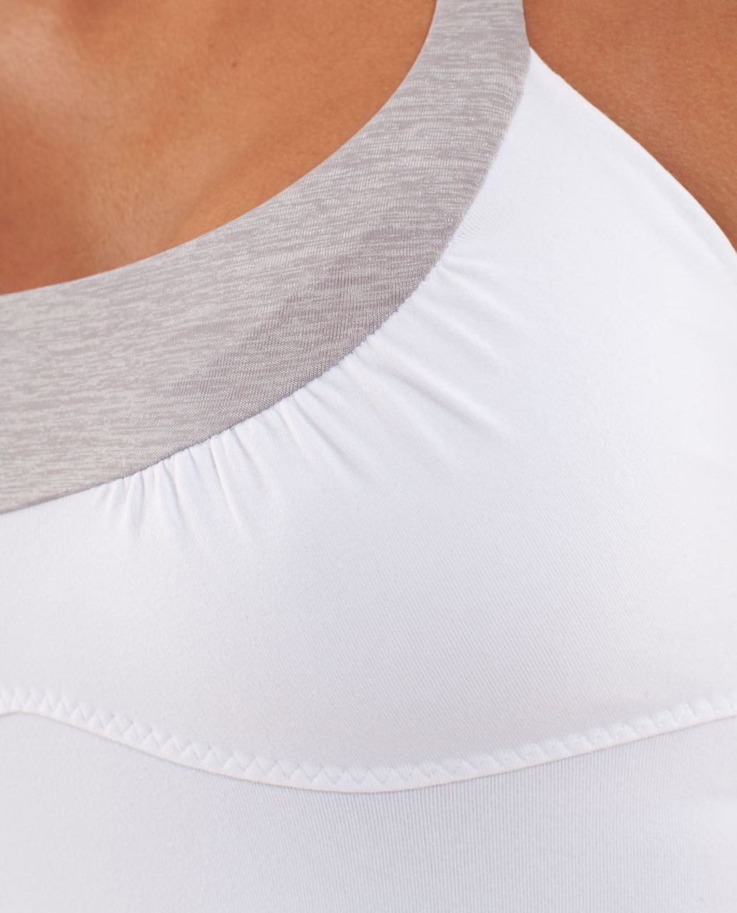 Lululemon Scoop Me Up Tank - White / Metallic Silver