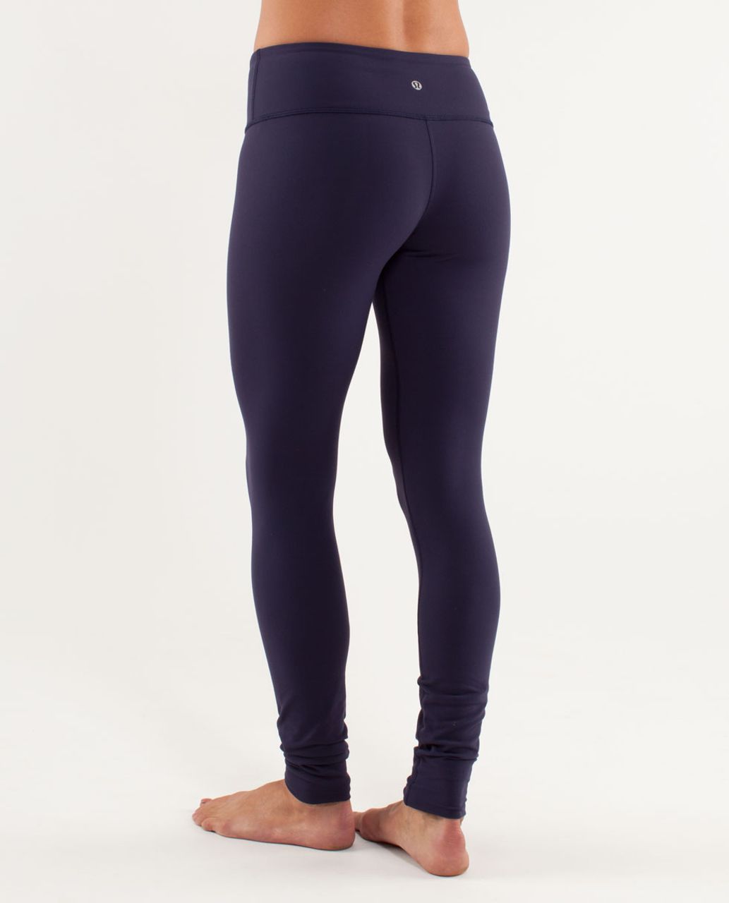 Rare! LULULEMON Wunder Under Crop Leggings Mirage Deep Indigo Yoga