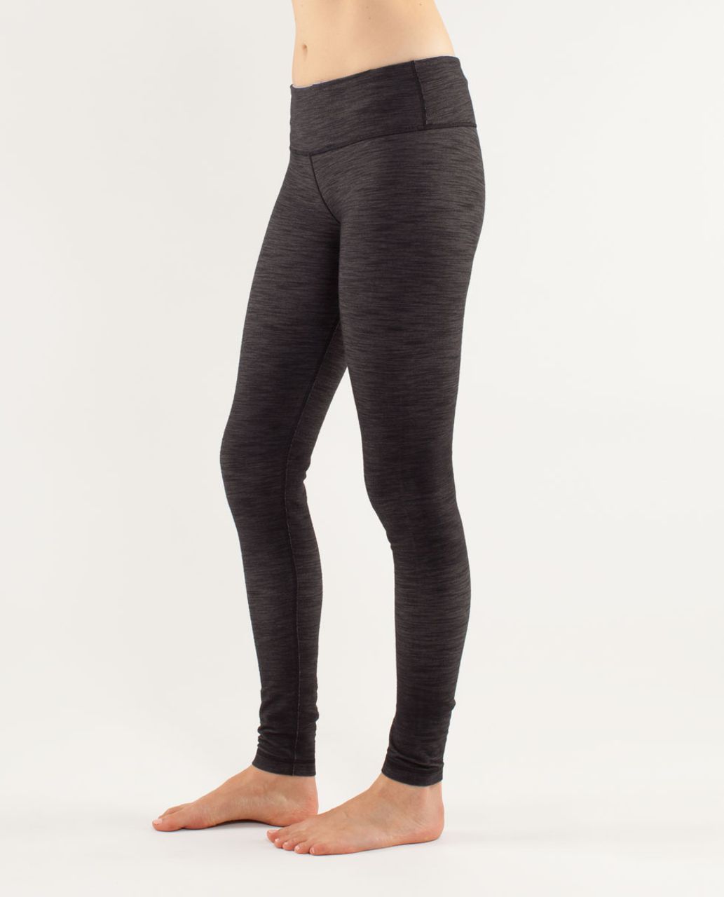 Lululemon Wunder Under Pant *Denim - Black Slub Denim / Lilac - lulu ...