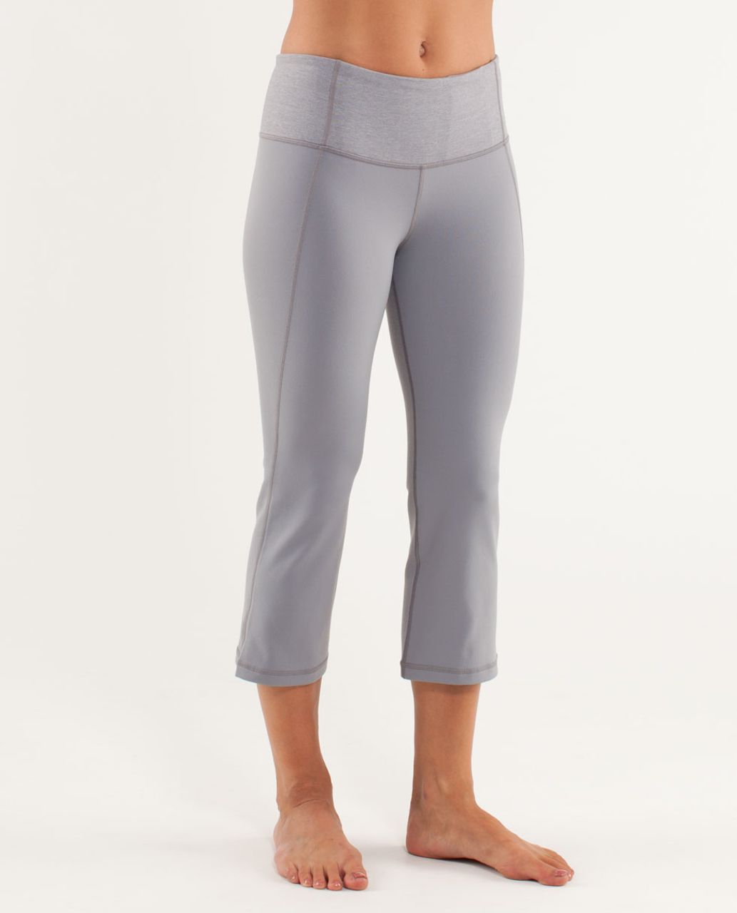 Lululemon Gather & Crow Crop - Fossil /  Heathered Fossil