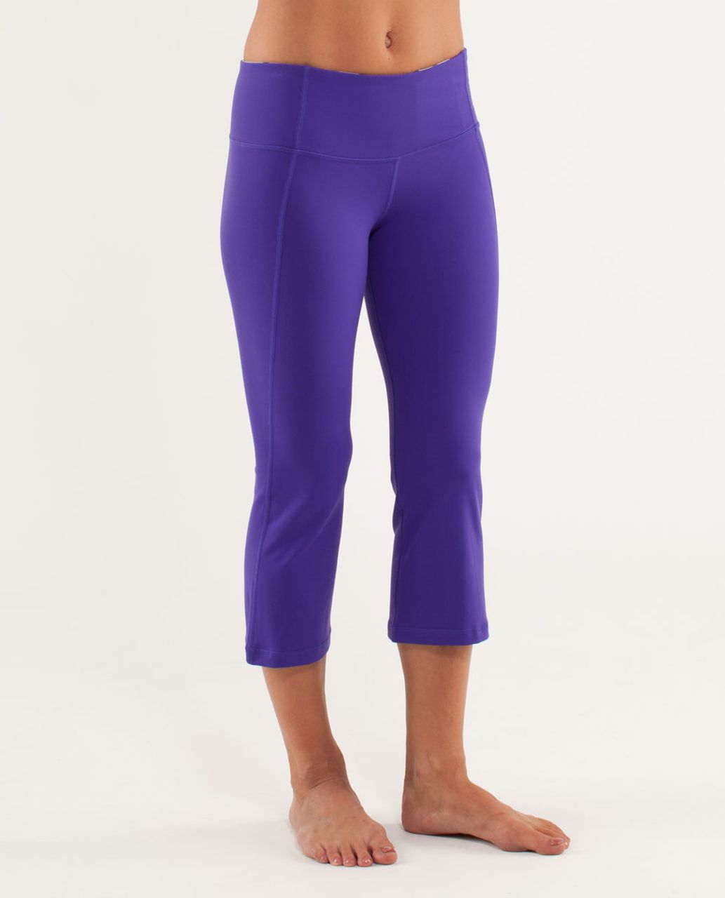 Lululemon Gather & Crow Crop - Bruised Berry / High Noon Dot Lilac / Black