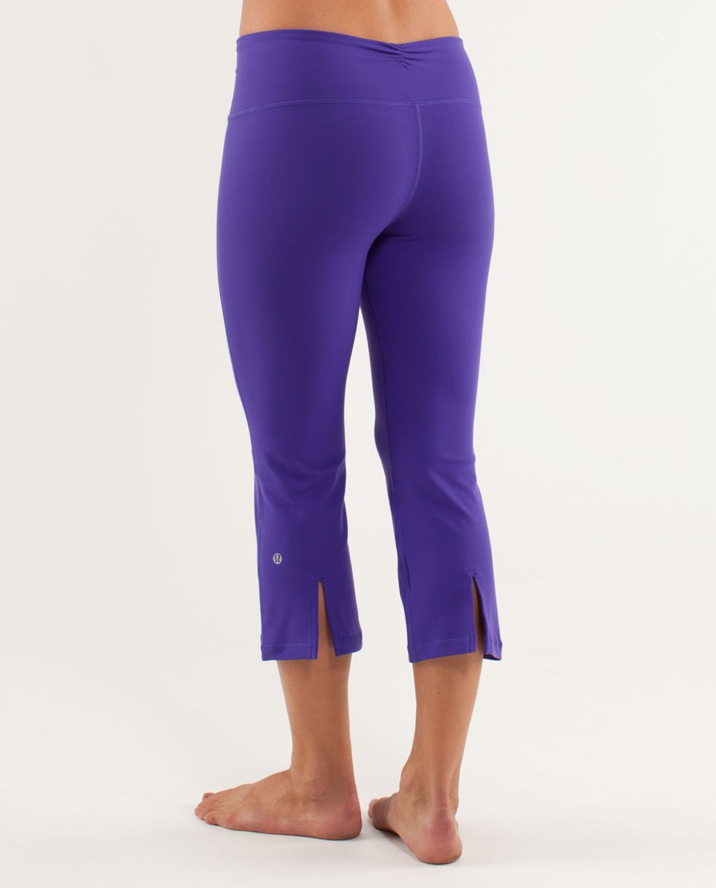 Lululemon Gather & Crow Crop - Bruised Berry / High Noon Dot Lilac / Black