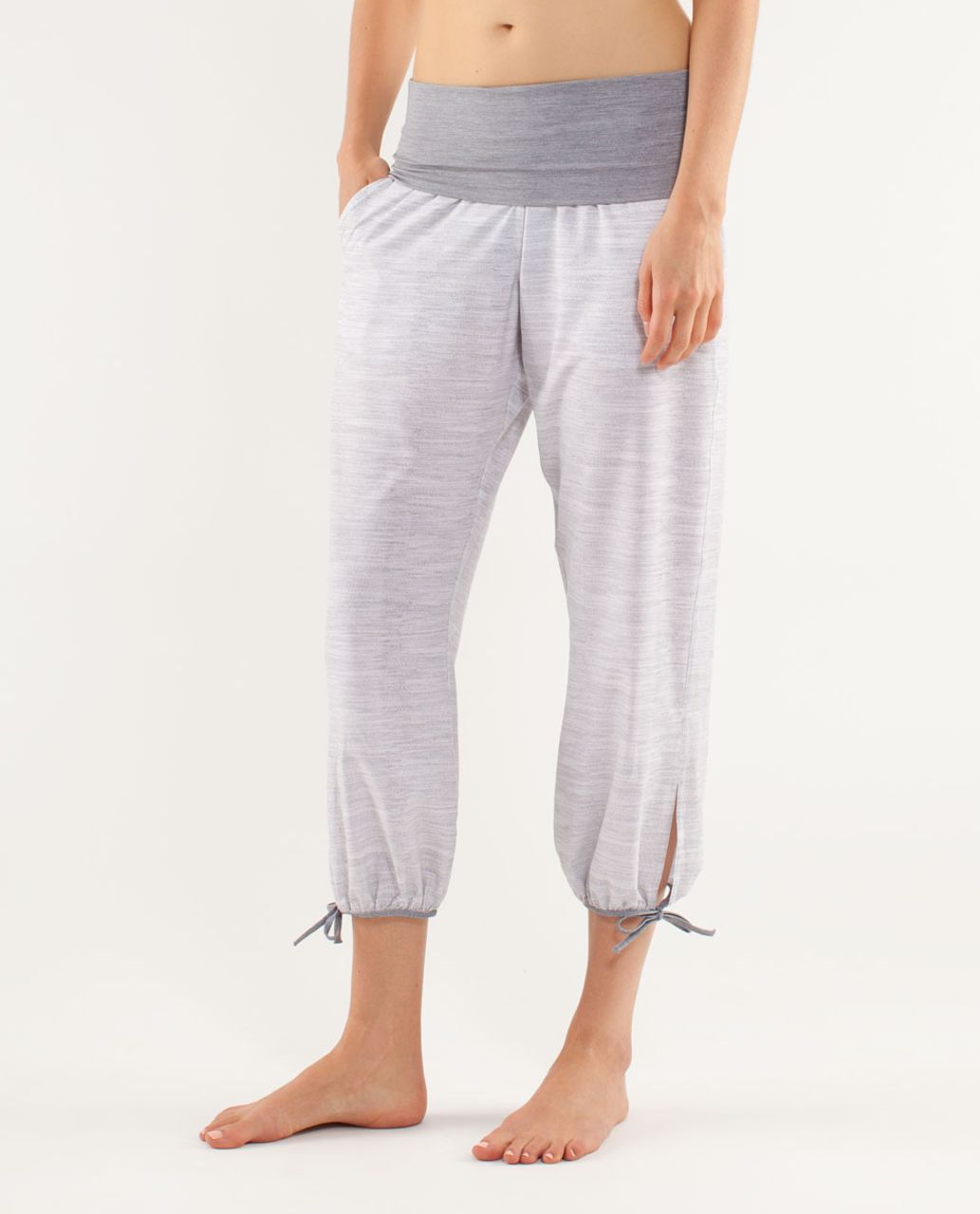 Lululemon Om Pant - Commuter Denim White / Fossil / Heathered Fossil