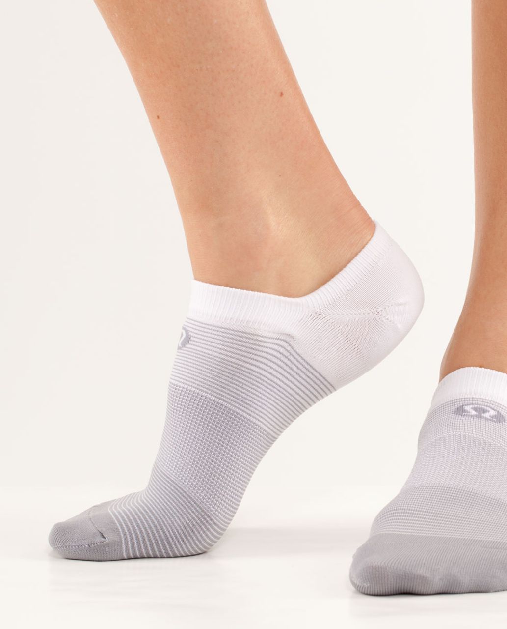 Lululemon Women's Featherweight Sock - Fossil White Gradient