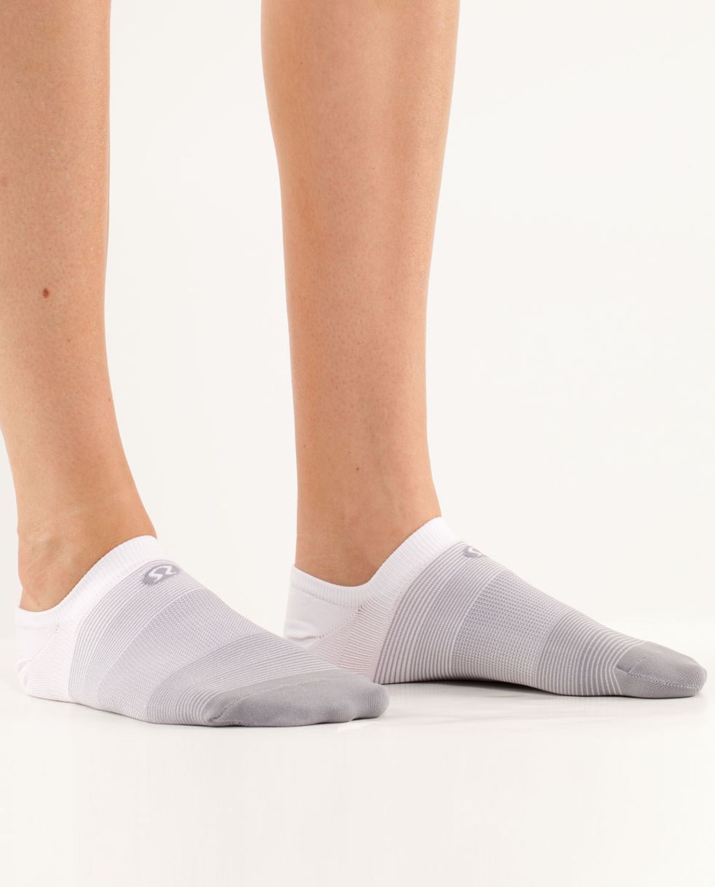 Lululemon Women's Featherweight Sock - Fossil White Gradient