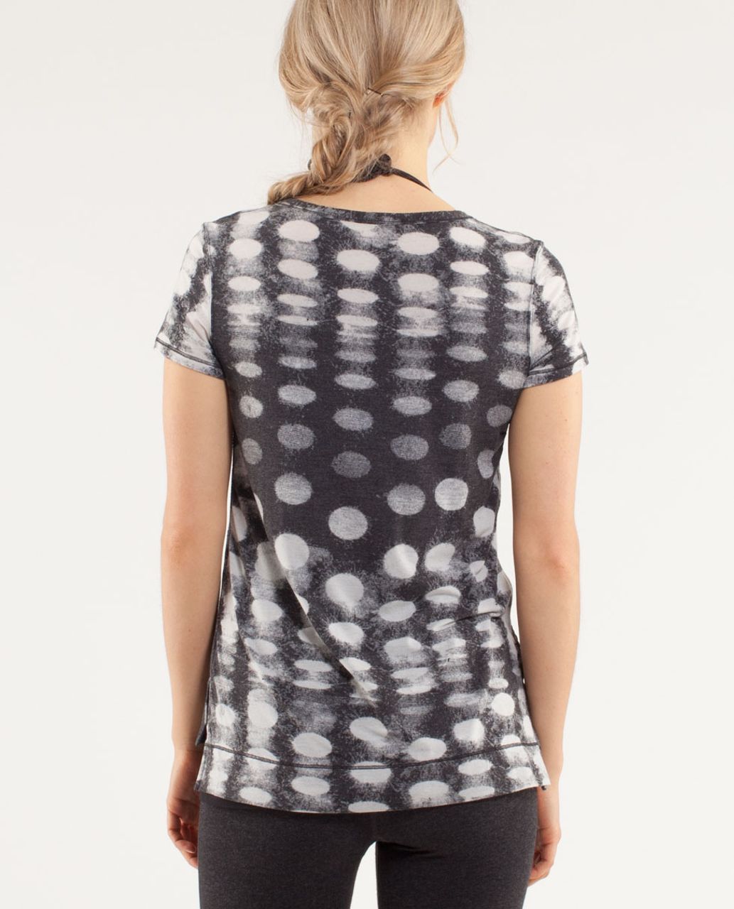 Lululemon Perfect Layer Tee - Seaside Dot Burnout Black