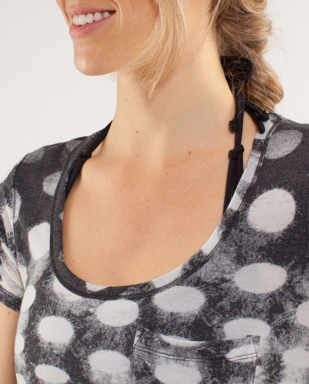 Lululemon Perfect Layer Tee - Seaside Dot Burnout Black