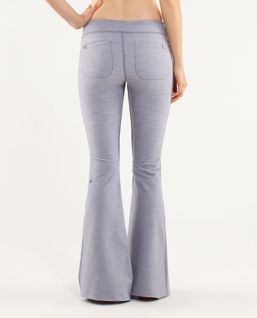 Lululemon Wanderful Flare Pant *Denim - Fossil White Slub Denim