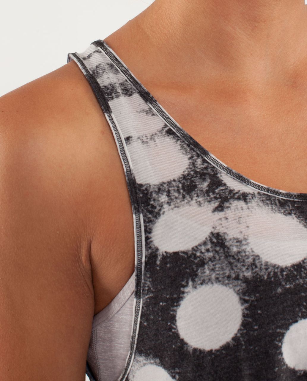 Lululemon Wandering Yogi Tank - Seaside Dot Burnout Black