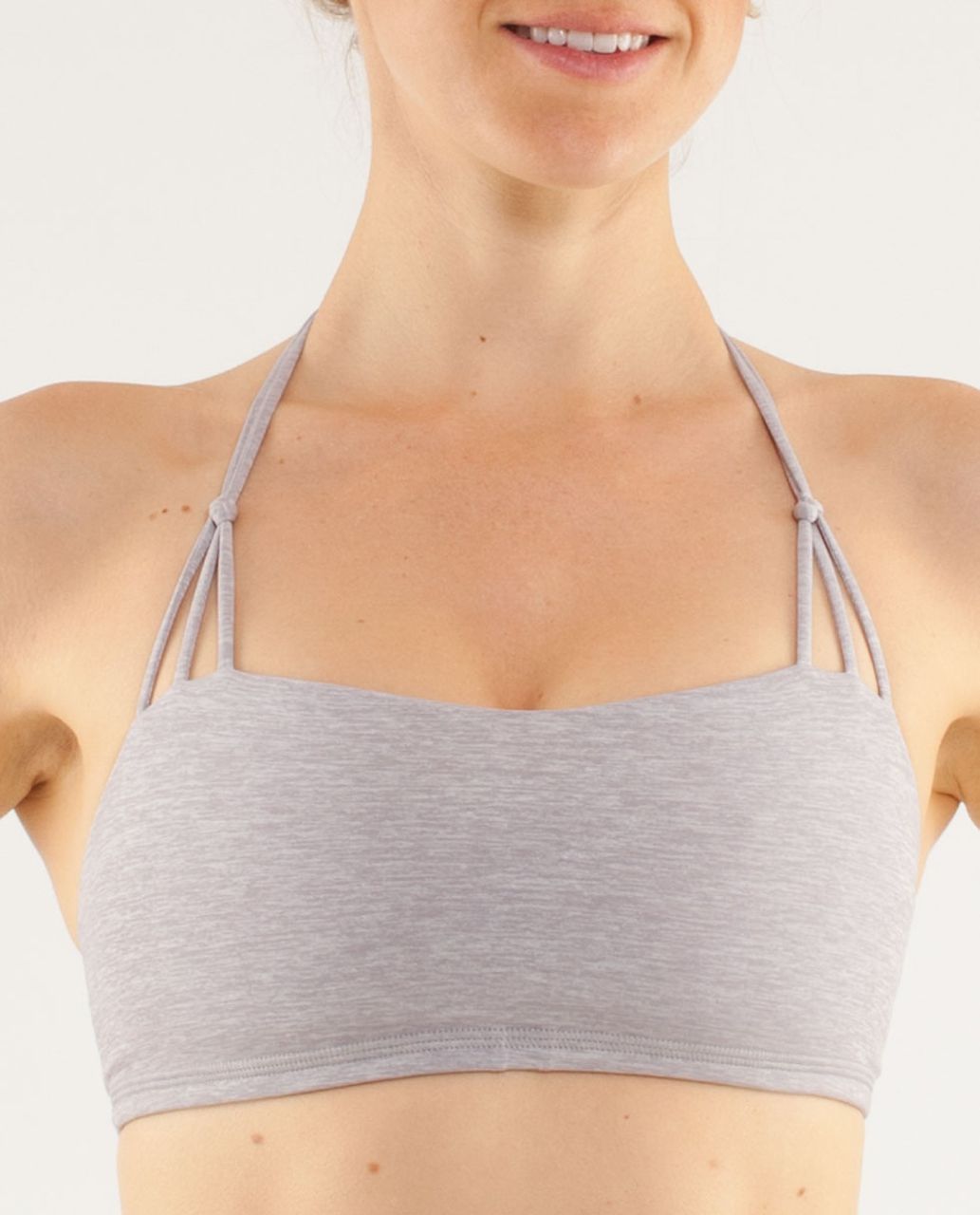 Lululemon Wandering Yogi Bra - Metallic Silver