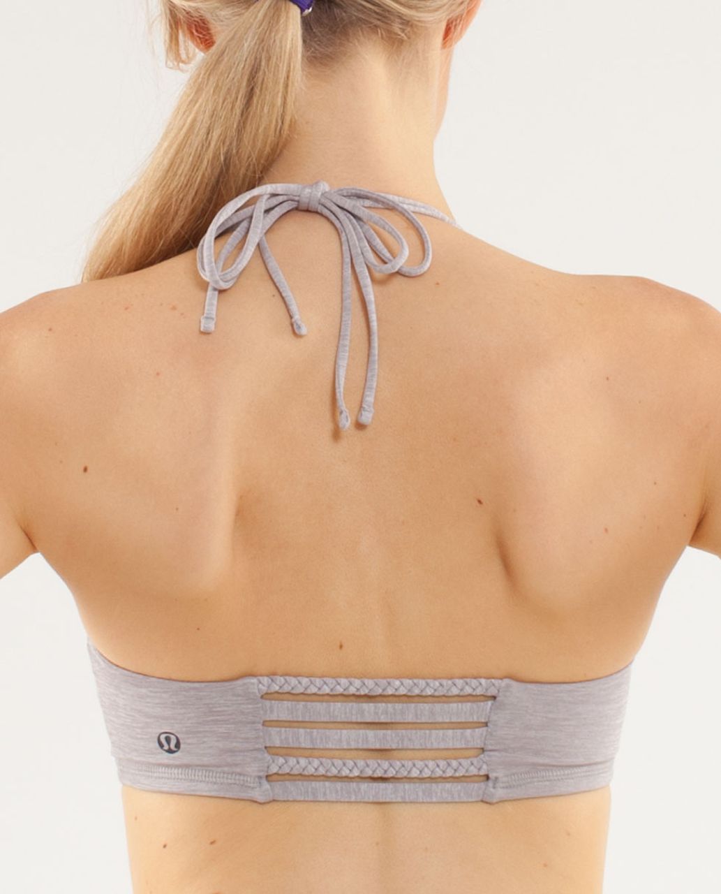 Lululemon Wandering Yogi Bra - Metallic Silver