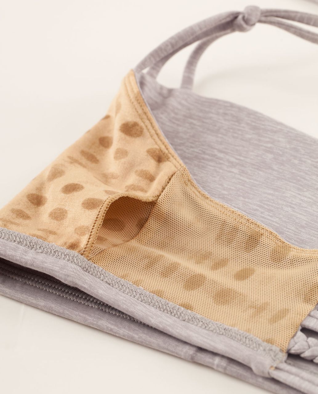 Lululemon Wandering Yogi Bra - Metallic Silver