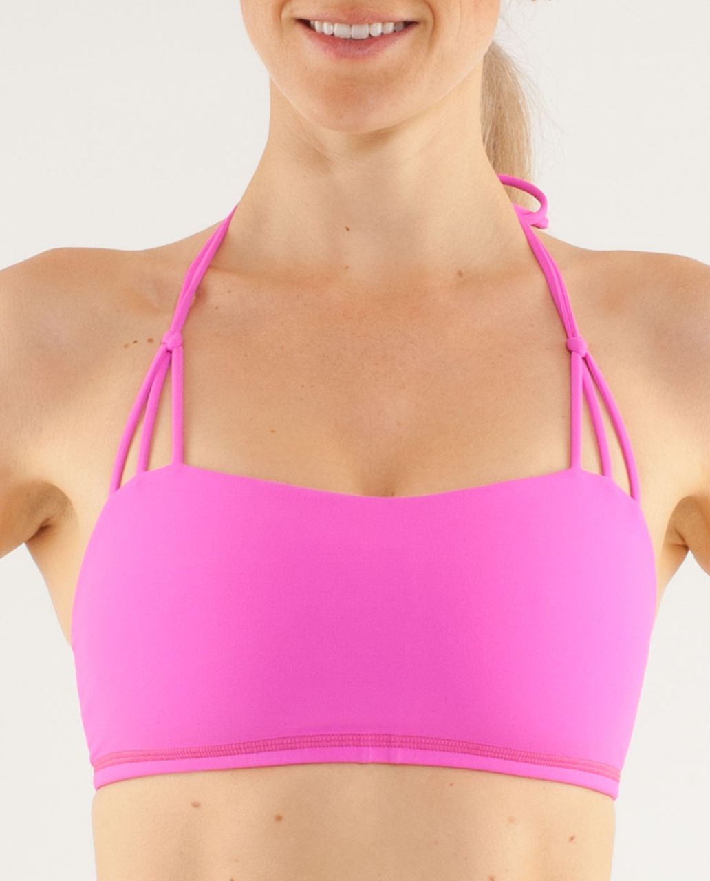 Lululemon Wandering Yogi Bra - Pow Pink - lulu fanatics