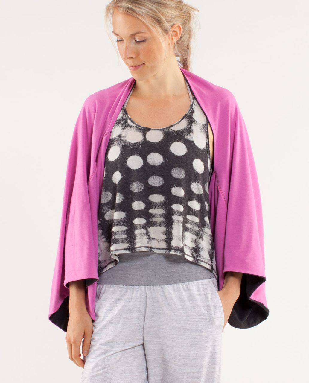 Lululemon Covers It All Dress - Pow Pink / Heathered Charcoal