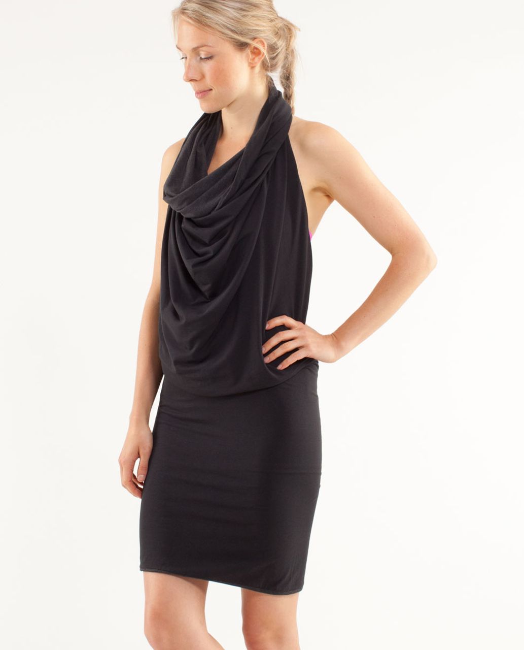 Lululemon Covers It All Dress - Black /  Heathered Charcoal