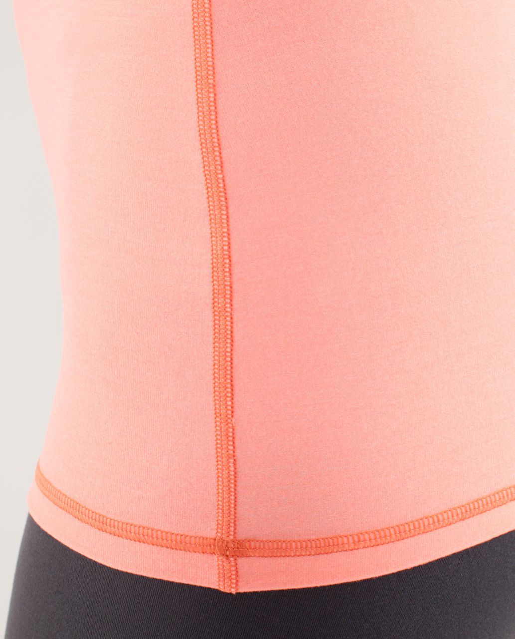 Lululemon Power Y Tank *Luon Light - Heathered Pop Orange