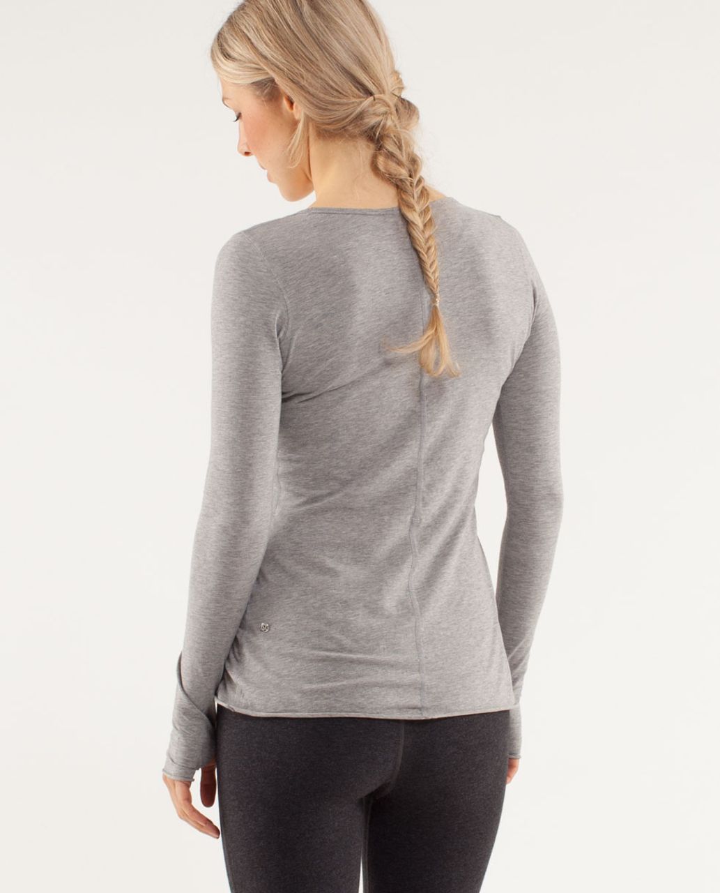 Lululemon My Mantra Long Sleeve - Heathered Fossil