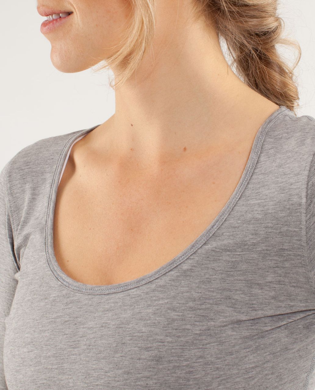 Lululemon My Mantra Long Sleeve - Heathered Fossil