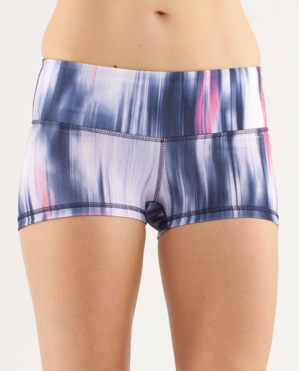 Lululemon Boogie Short - Mirage Deep Indigo / White