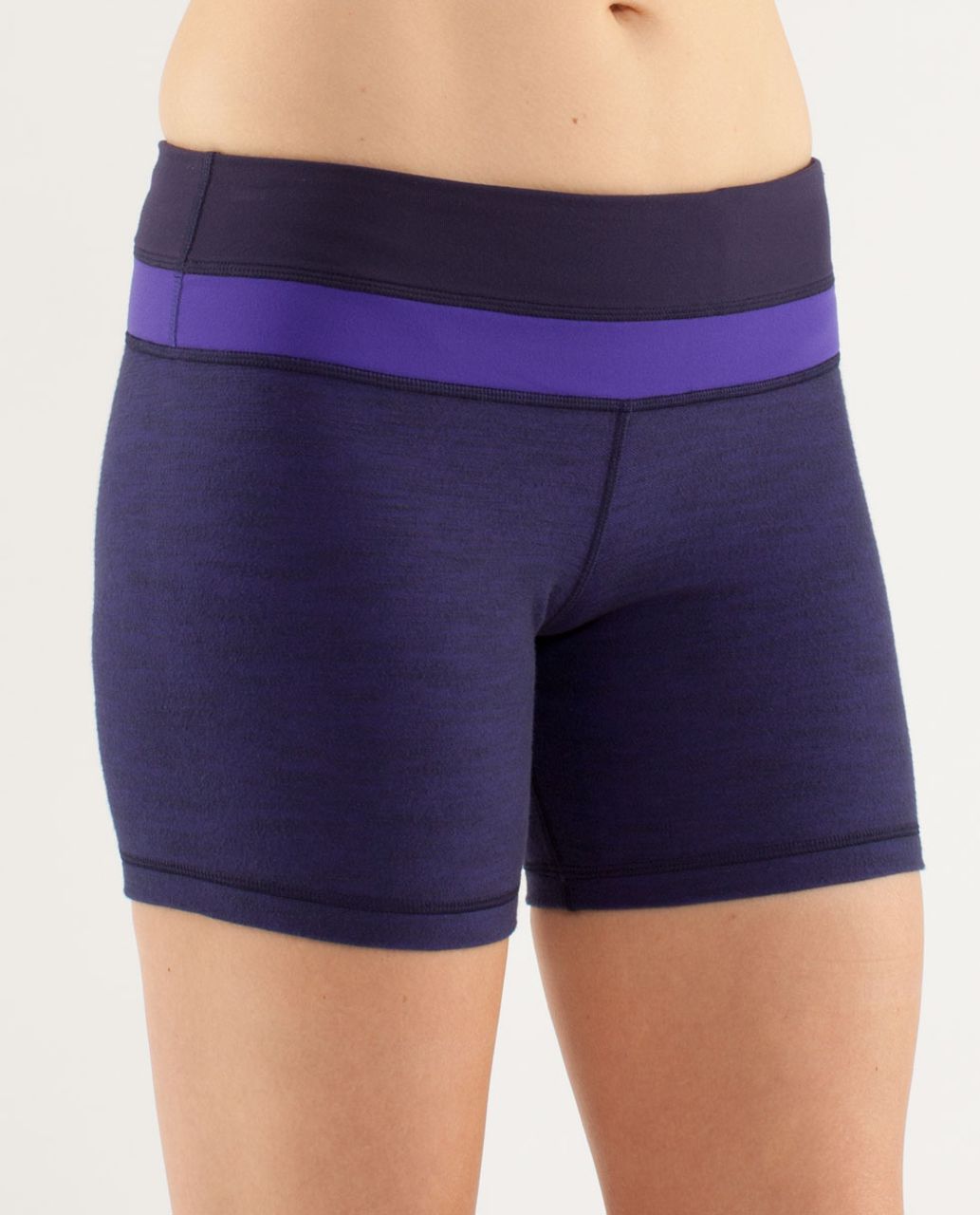 Lululemon Reverse Groove Short *Denim - Deep Indigo Slub Denim / Deep Indigo / Bruised Berry