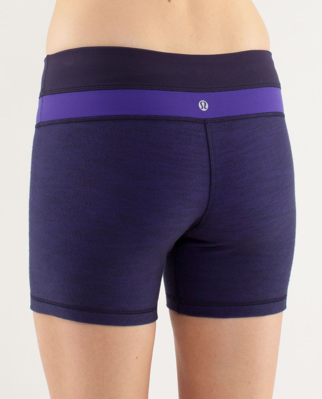 Lululemon Reverse Groove Short *Denim - Deep Indigo Slub Denim / Deep Indigo / Bruised Berry