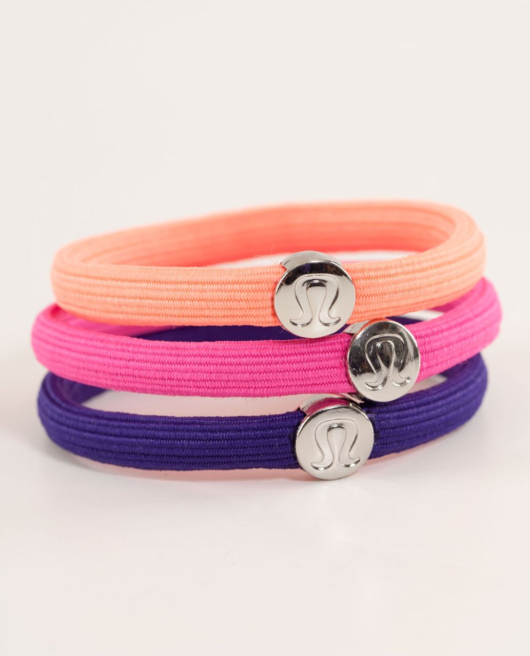HAIR TIES 3 PK CHARM COMBO PURPLES HAIR TIES 3 PK CHARM COMBO PURPLES