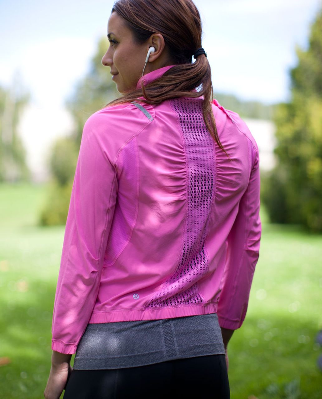 Lululemon Run:  Nada Jacket - Pow Pink Light