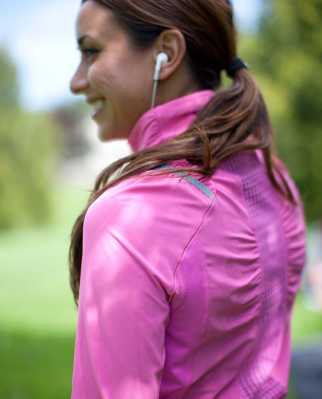 Lululemon Run:  Nada Jacket - Pow Pink Light