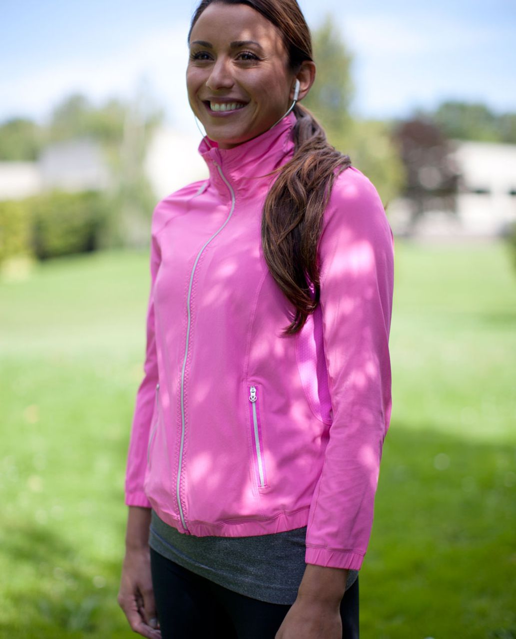 Lululemon Run:  Nada Jacket - Pow Pink Light