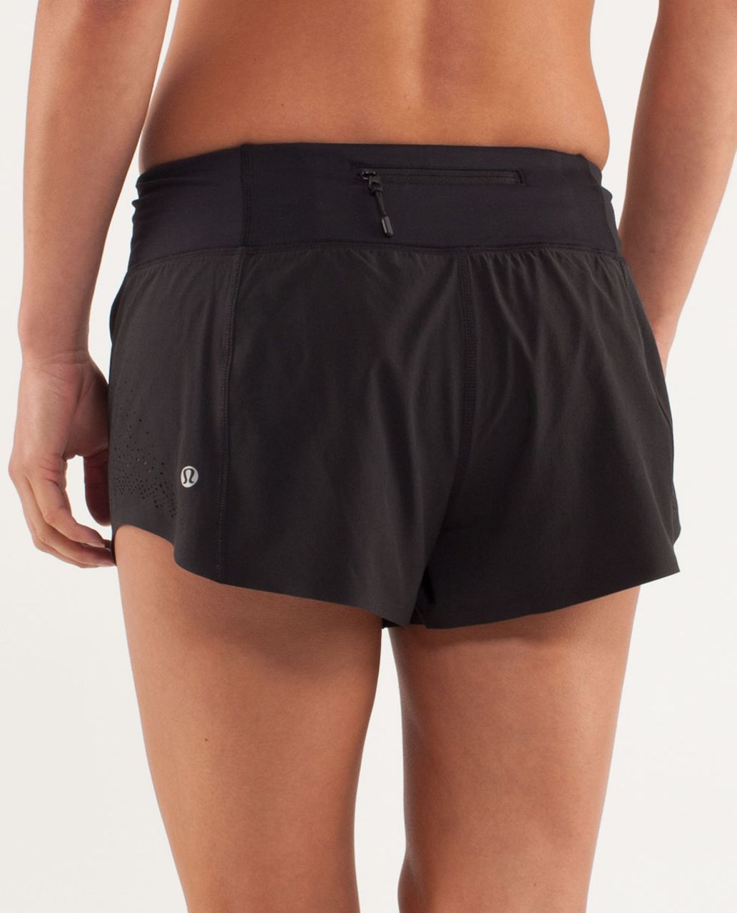 Lululemon Run:  Light As Air Short - Black