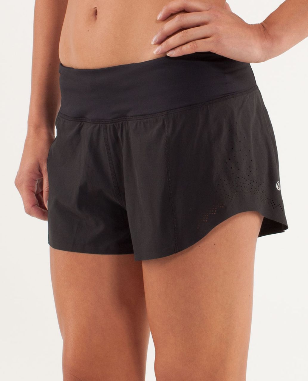 Lululemon Run:  Light As Air Short - Black