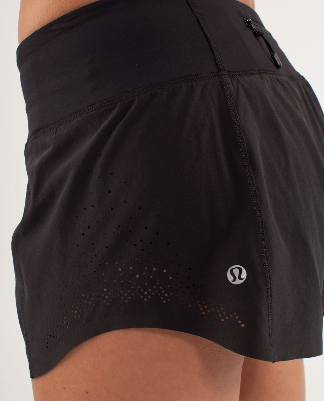 Lululemon Run:  Light As Air Short - Black