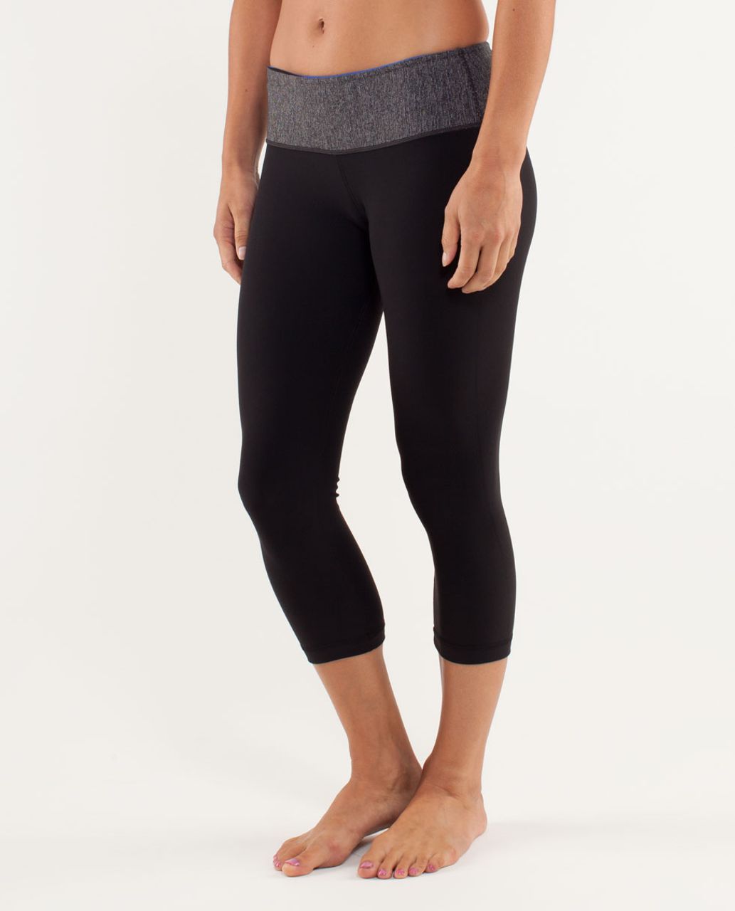 Lululemon Wunder Under Crop III (Reversible) - Black / Ultra