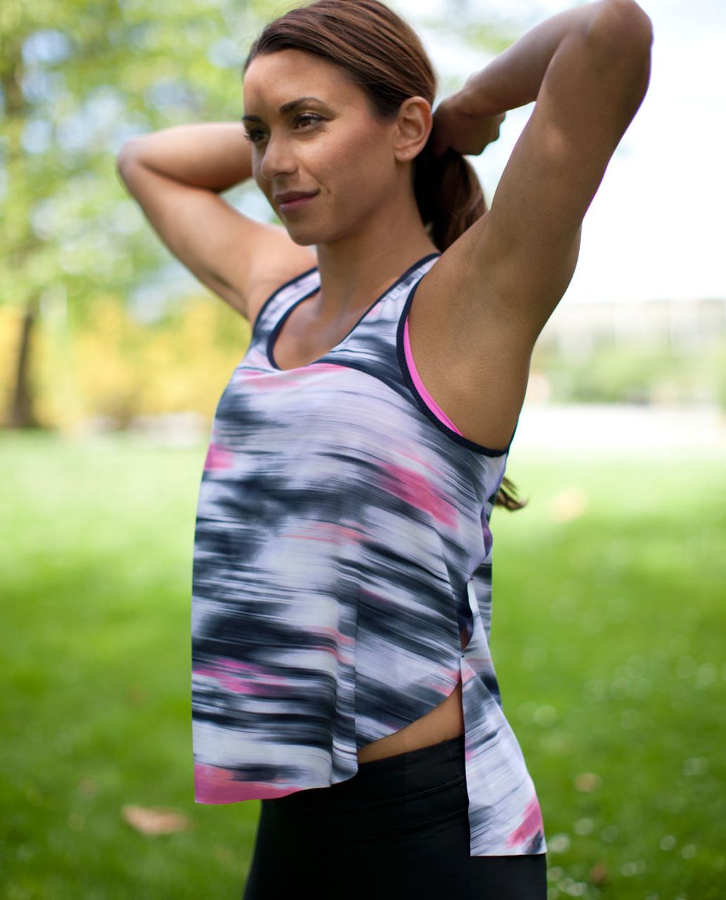 Lululemon Run:  Split Singlet - Mirage Deep Indigo / Deep Indigo