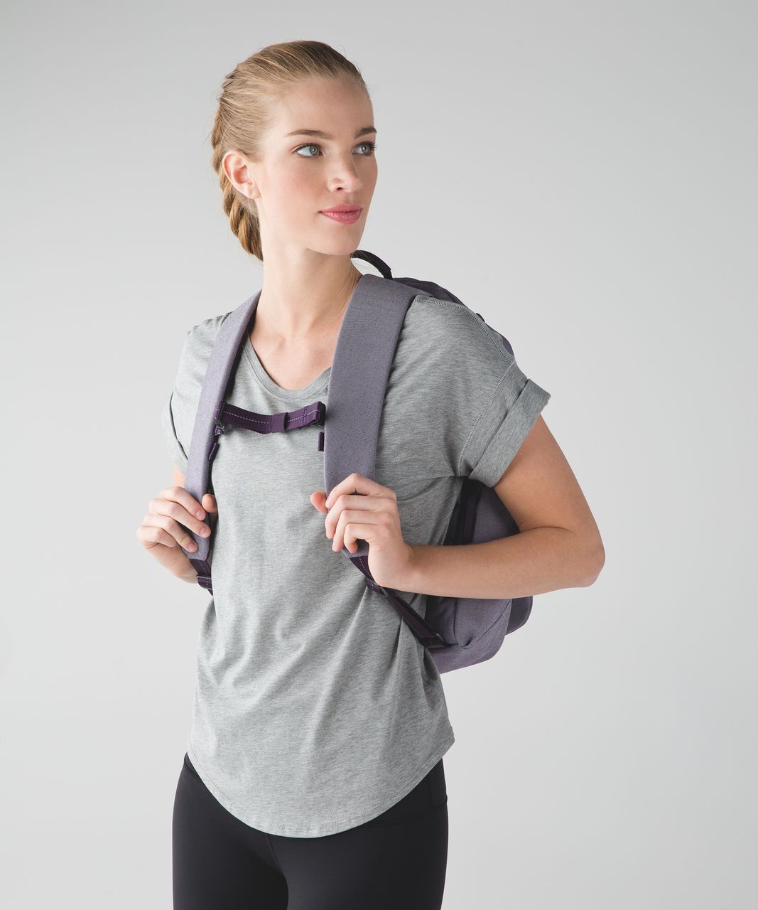 Lululemon All Day Backpack - Deep Zinfandel / White