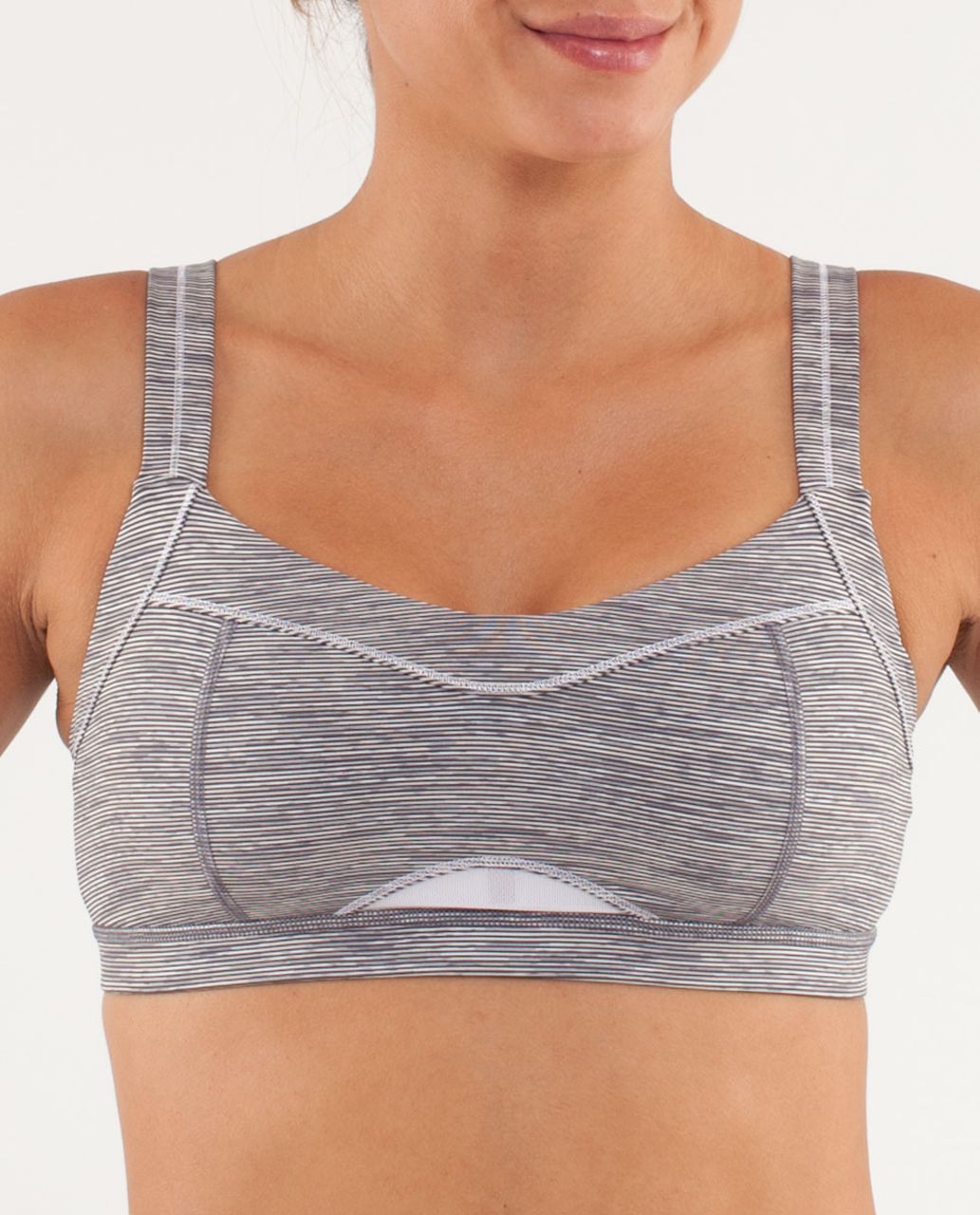 Lululemon Run:  Engage Bra - Wee Are From Space White Combo