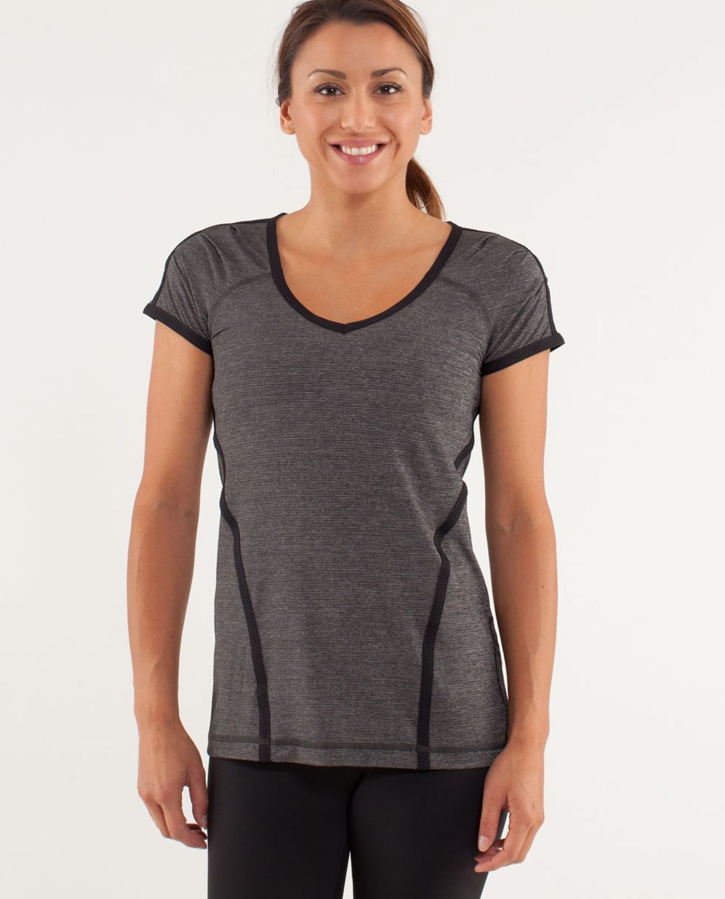 Lululemon Run:  Team Spirit Tech Short Sleeve - Black