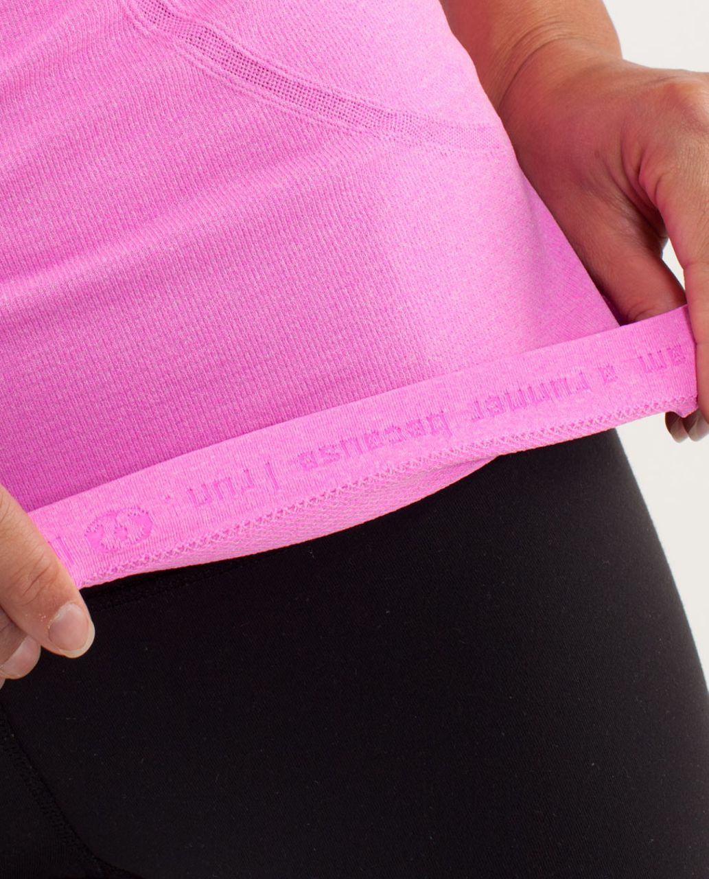 Lululemon Run:  Swiftly Tech V Neck - Pow Pink Light